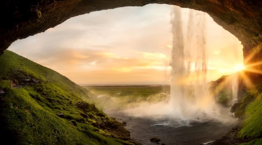 Island - Wasserfall Seljalandsfoss